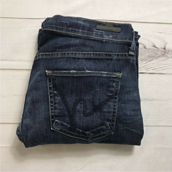 Citizens Of Humanity Womens Blue Mid Rise Pockets Bootcut Leg Denim Jeans Sz 27 - Picture 11 of 11